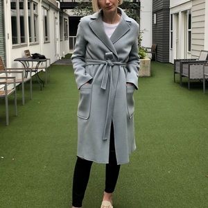 Helmut Lang wool&cashmere belted coat size S